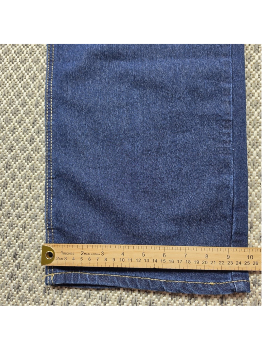 Southpole Stretch Biker Moto Jeans Mens Size 48 Blue Distressed Denim Pants - Picture 10 of 11
